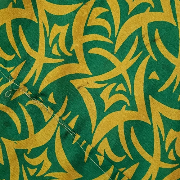 Darn Good Yarn Sari Silk Wrap Skirt Ankle Goddess - Picture 12 of 16